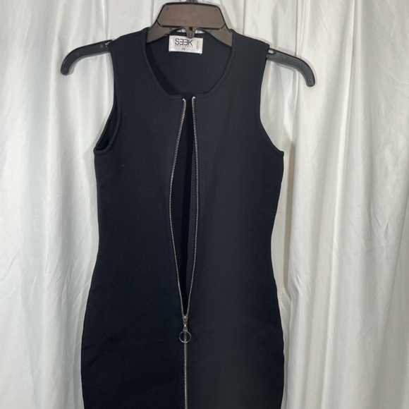 NEW‎ LF Seek The Label Bodycon Zipper Mini Dress XS - Picture 6 of 12